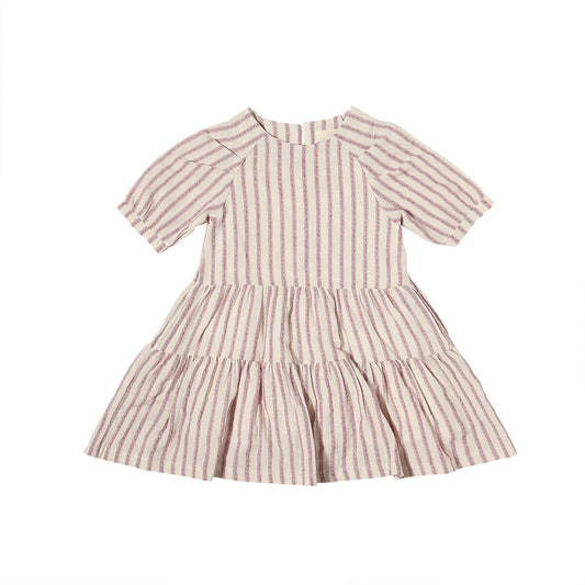 Boho Purple Stripe Dress