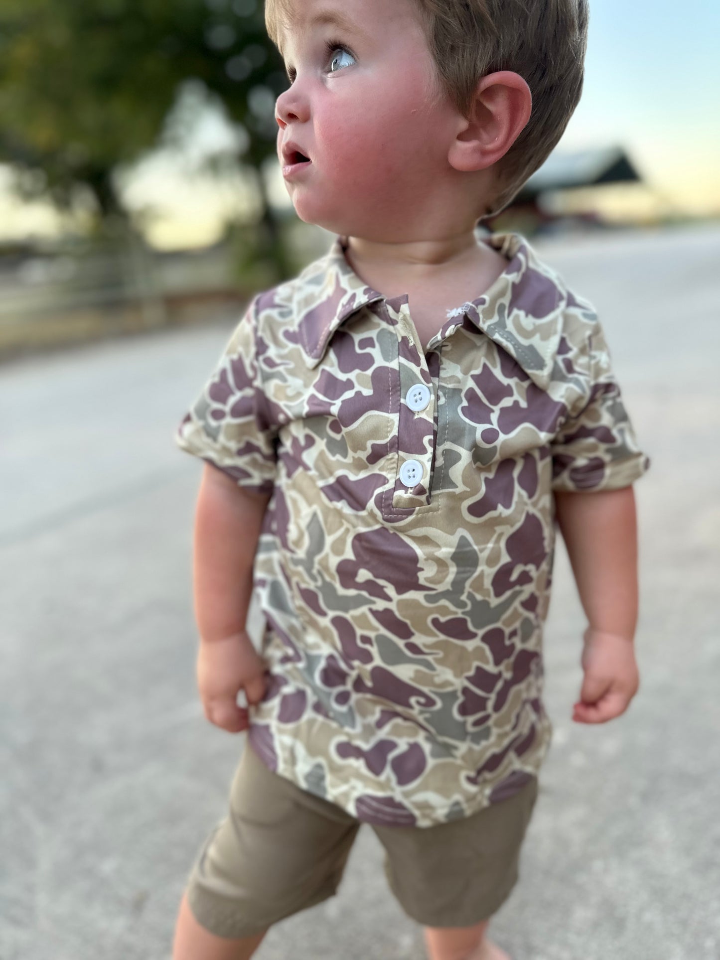 Deer Camo Polo