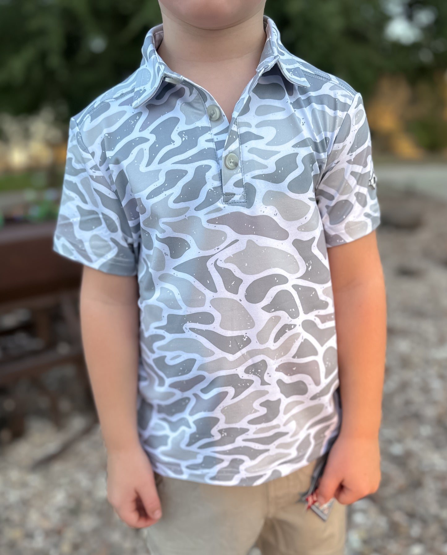 Burlebo Performance Polo - White Camo