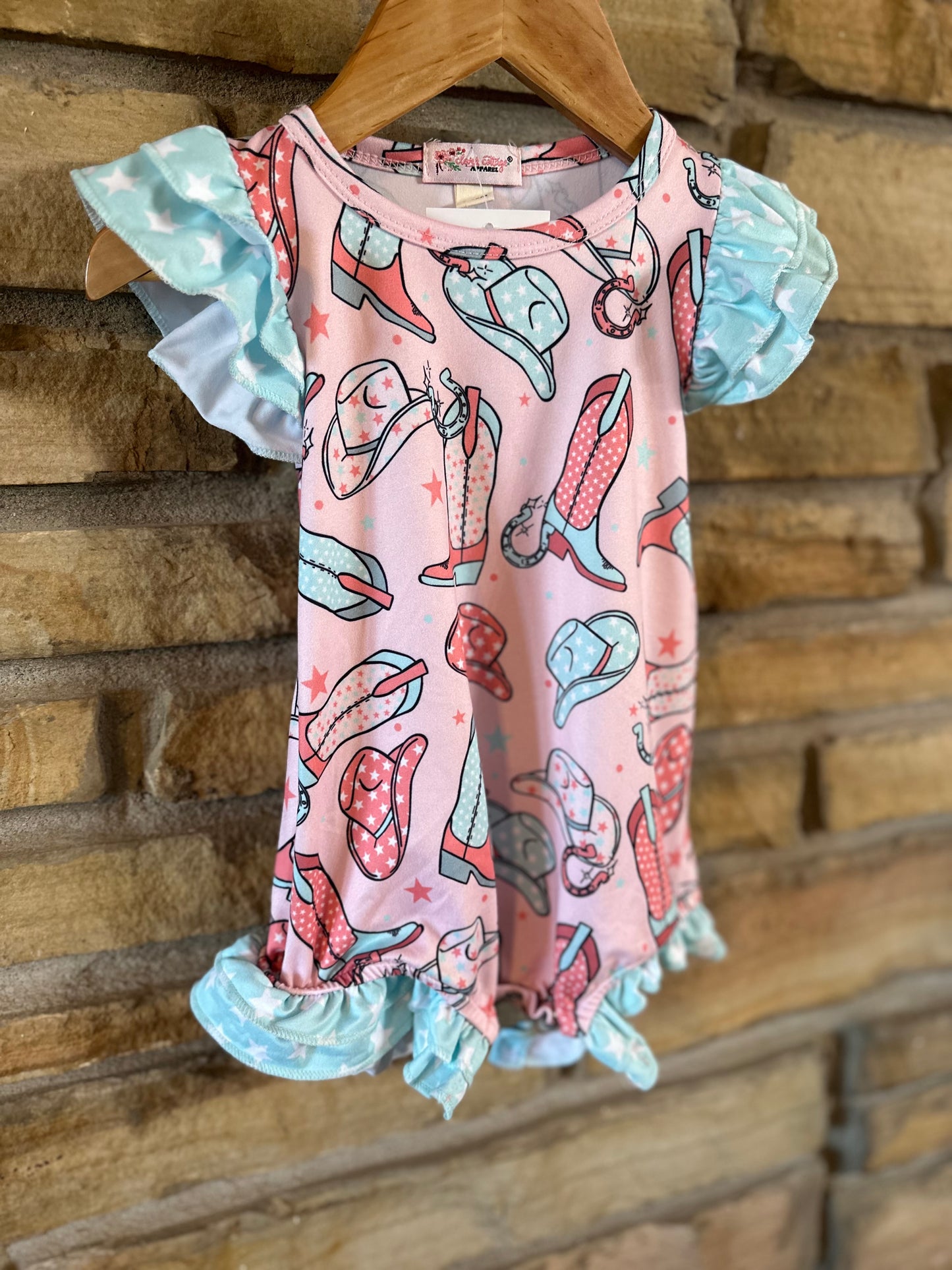 Boot Scootin’ Romper