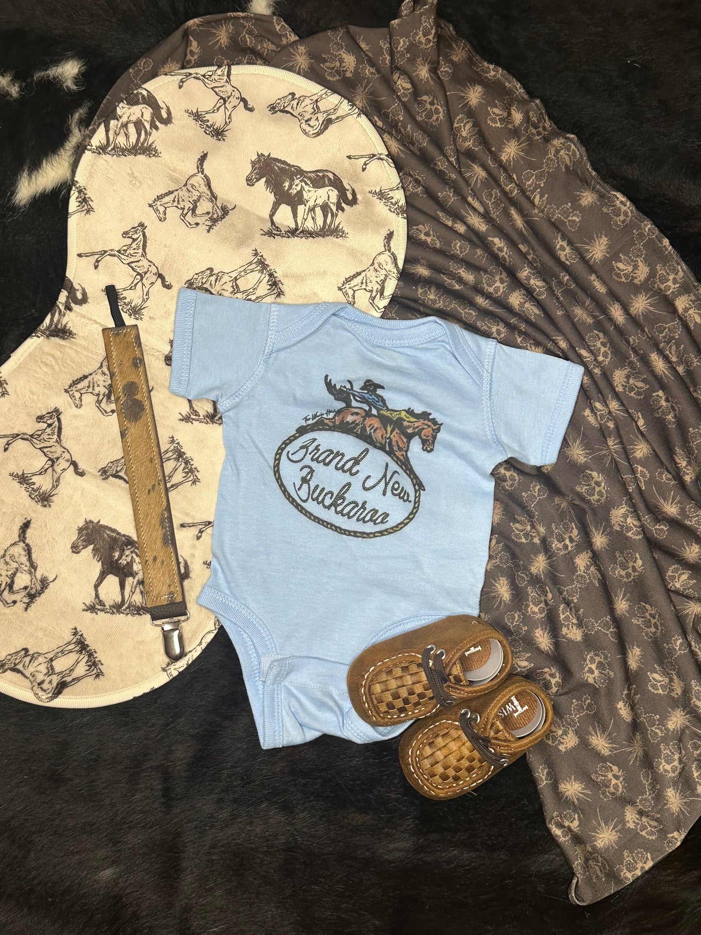 Brand New Buckaroo Onesie