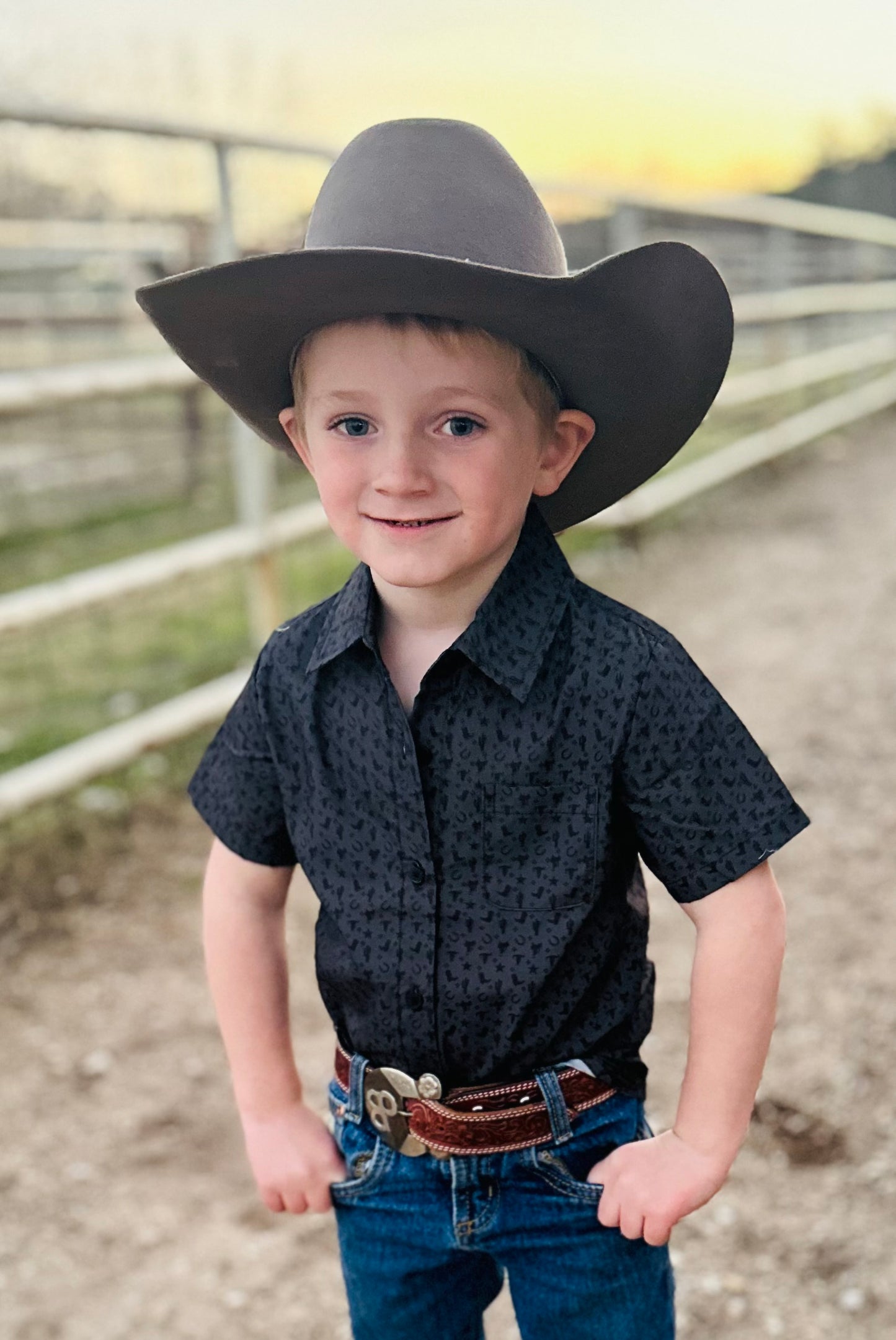 Iconic Cowboy Button-Up