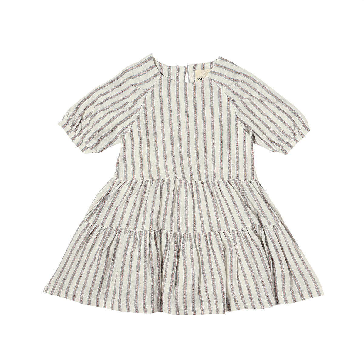 Boho Grey Stripe Dress