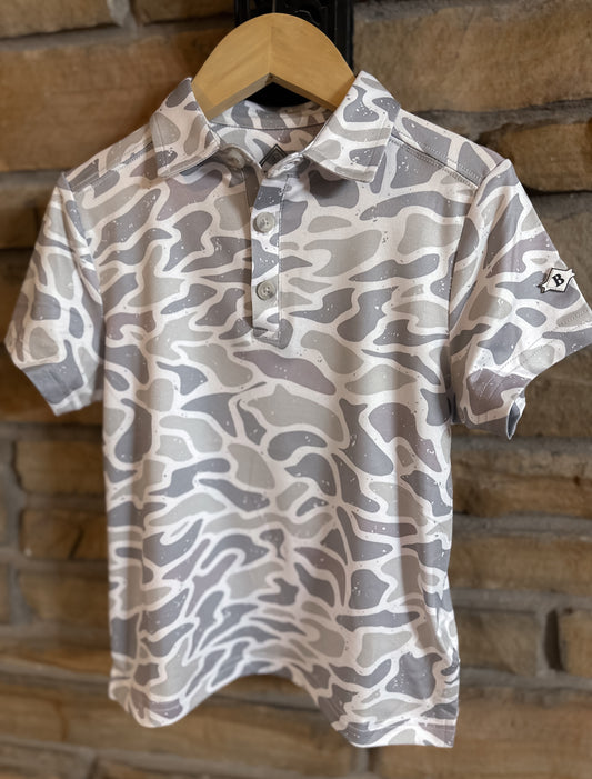 Burlebo Performance Polo - White Camo