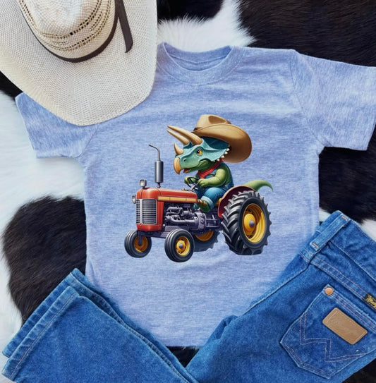 Dino Tractor Tee