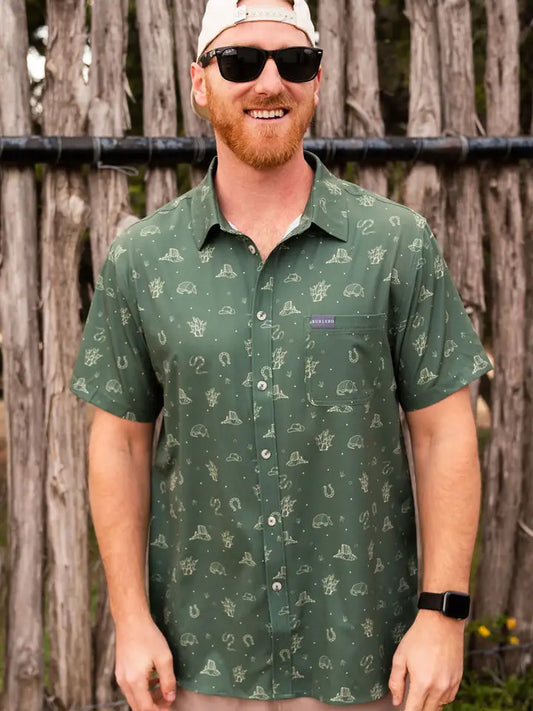 MEN'S Burlebo Performance Button-Up - Out West