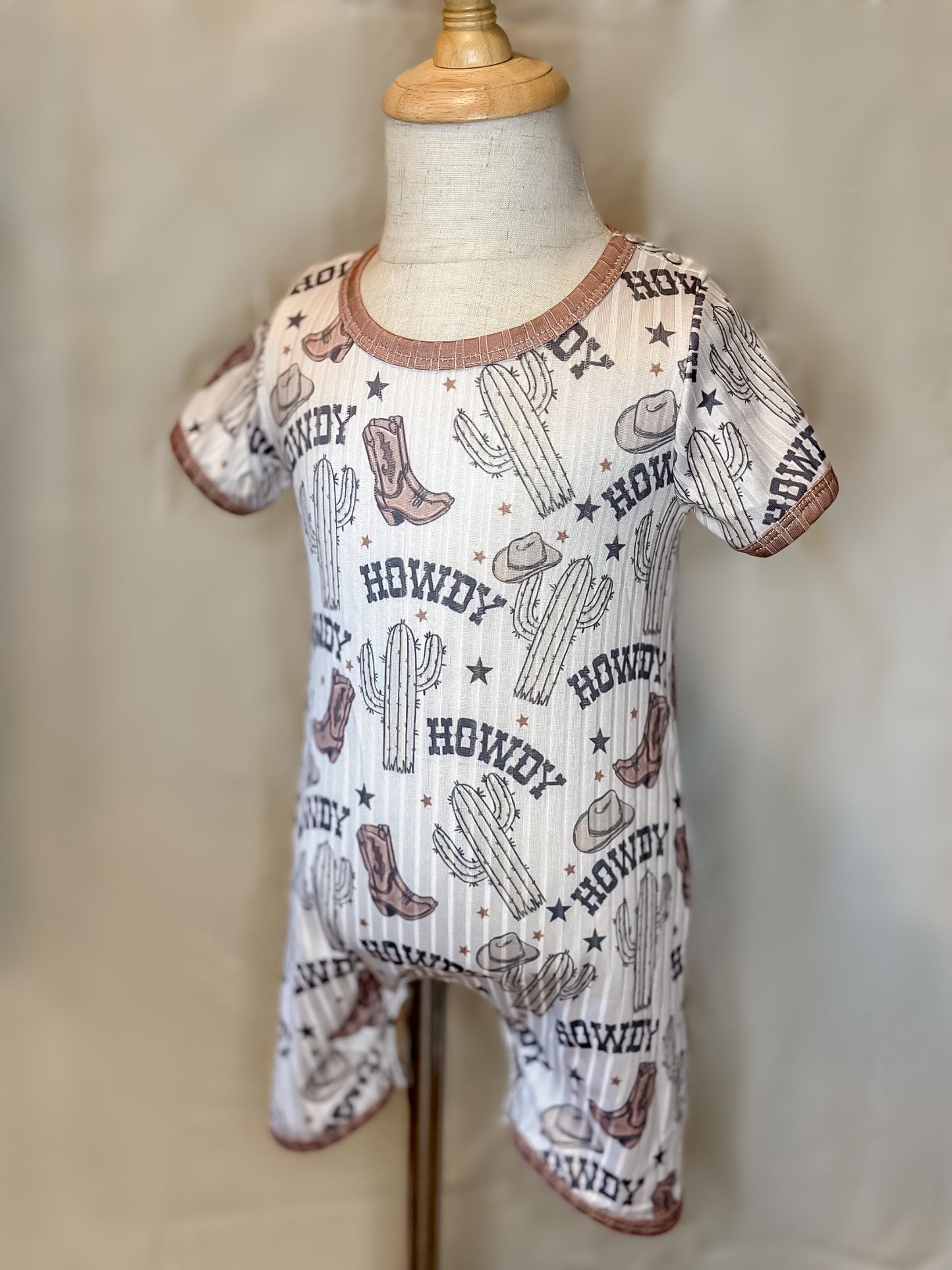 Howdy Boy Romper