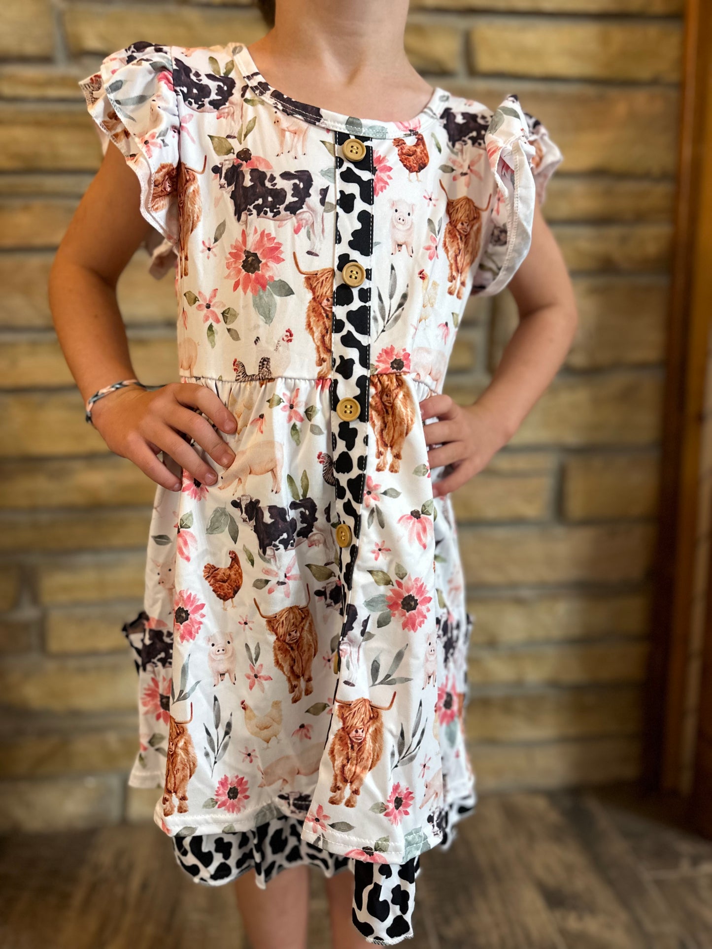 Flowers on the Farm Dress