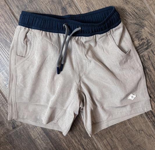 Burlebo Youth Athletic Short - Khaki