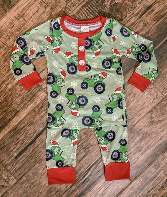 Christmas Tractor Jammies