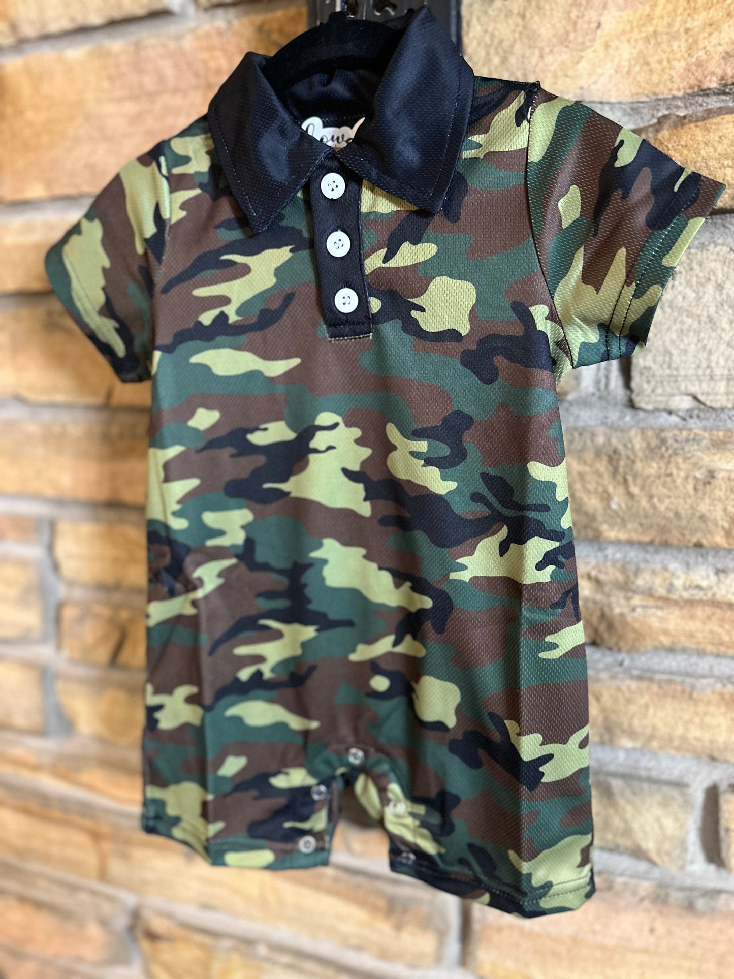 Camo Cowboy Romper