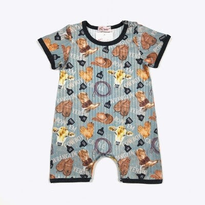 Wranglin' Boy Romper
